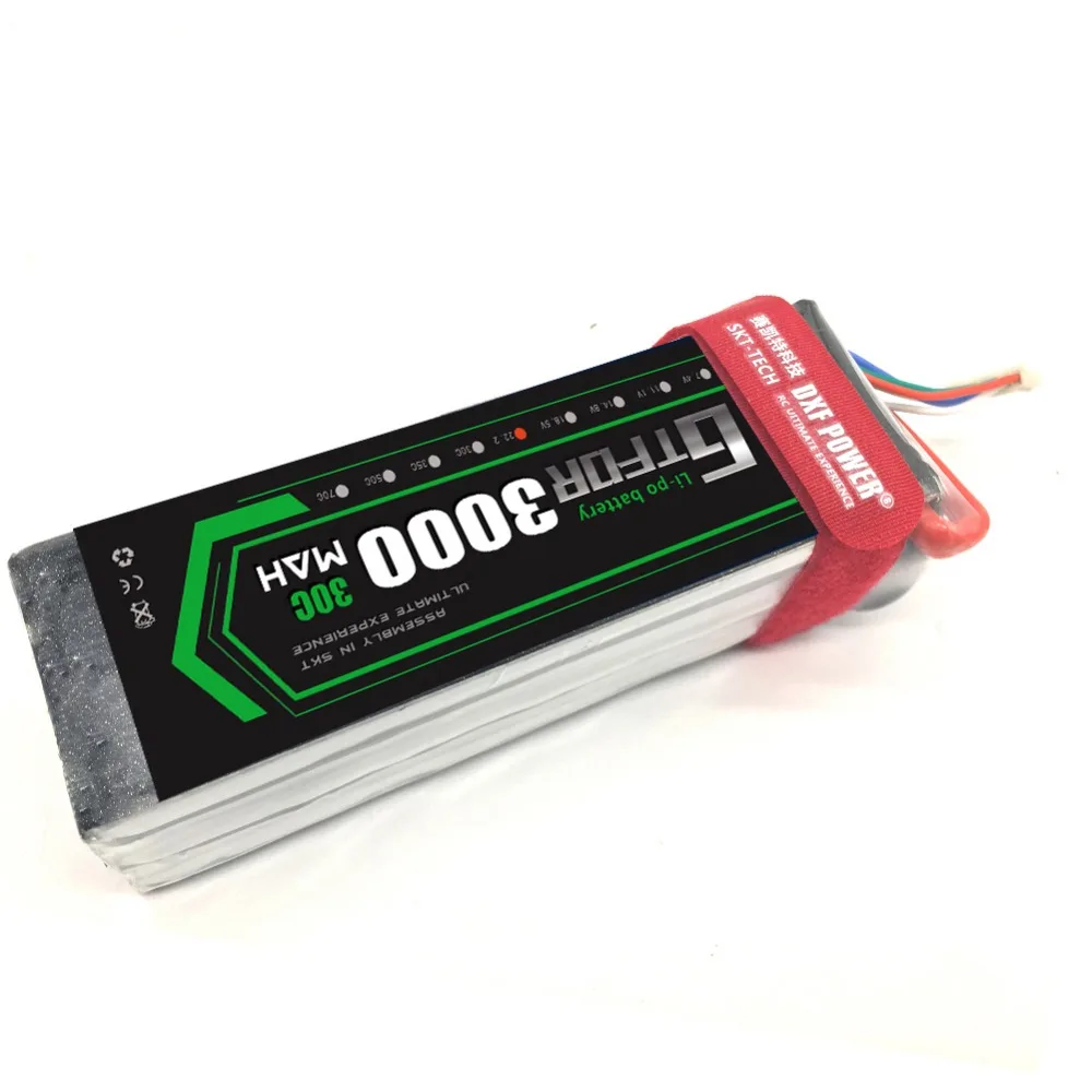 GTFDR 6S 22.2V 3000mAh 30C Max 60C RC Drone LiPo battery For RC Airplane Quadrotor Truck AKKU 22.2V battery LiPo AKKU
GTFDR 6S 22.2V 3000mAh 30C Max 60C RC Drone LiPo battery For RC Airplane Quadrotor Truck AKKU 22.2V battery LiPo AKKU