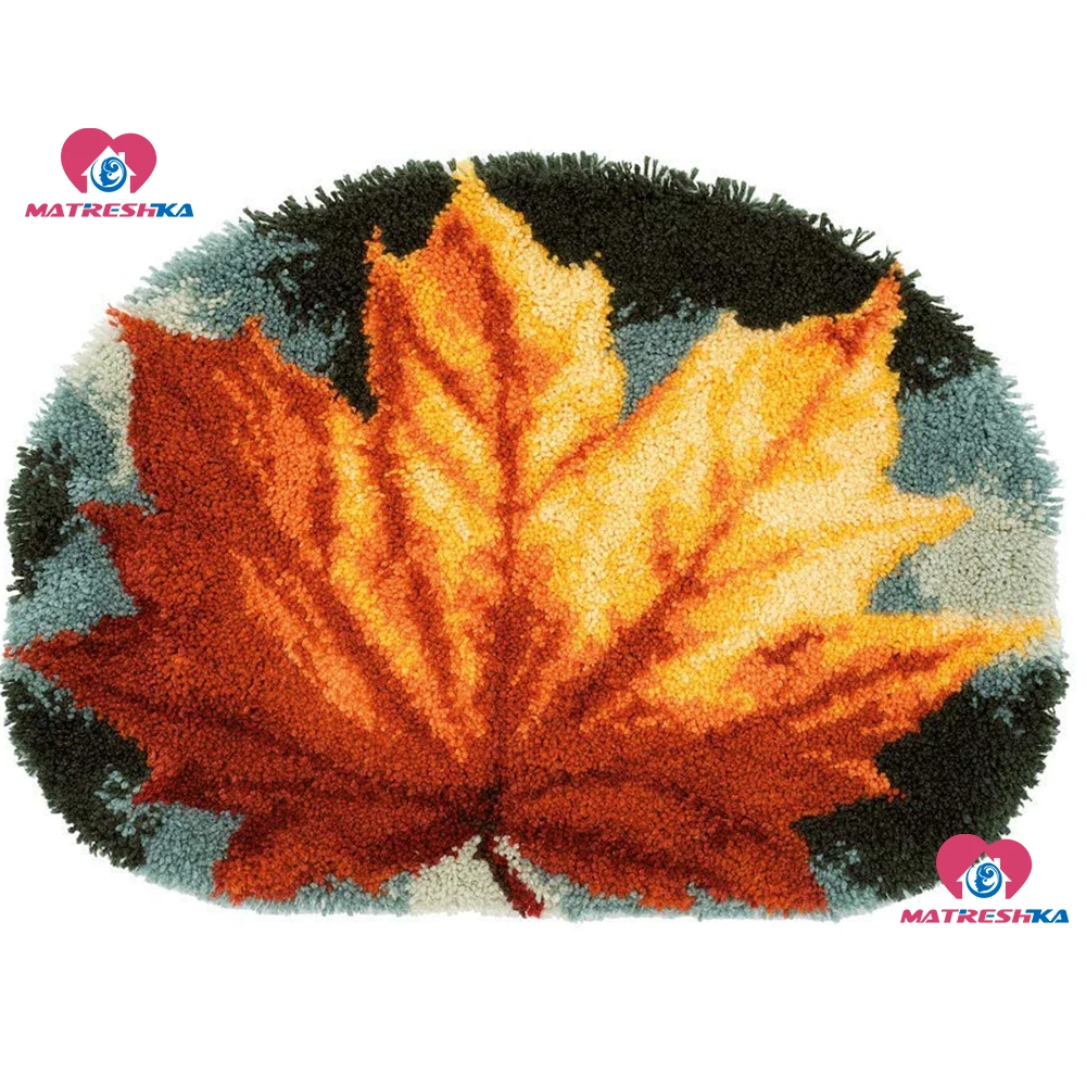 Latch Hook Rug Kits"Maple leaf"Needlework kits carpet embroidery Unfinished Crocheting Rug Yarn Handmade Embroidery Carpet kits
Latch Hook Rug Kits"Maple leaf"Needlework kits carpet embroidery Unfinished Crocheting Rug Yarn Handmade Embroidery Carpet kits