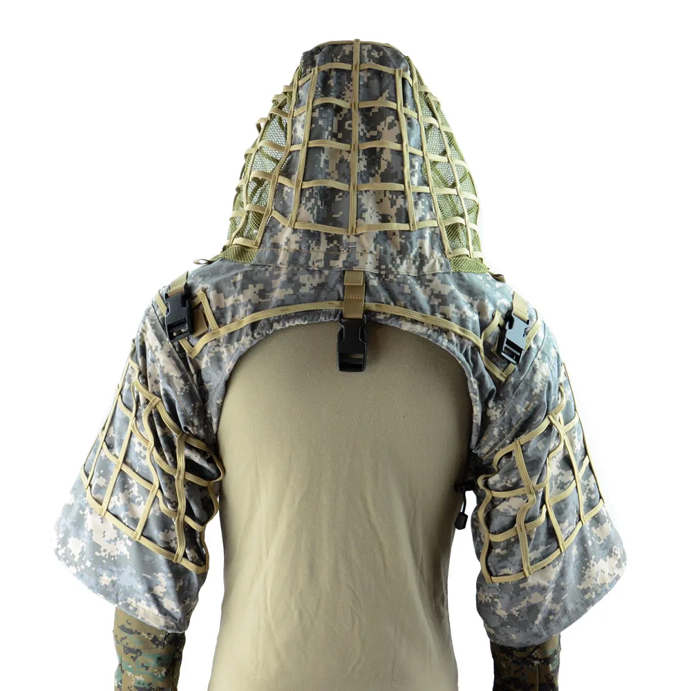 Ripstop Ghillie Viper Hoods Ghillie Suits Foundation for Airsoft Paintball Available Colors-CP Multicam/Digital Desert/ACU/Ocean
Ripstop Ghillie Viper Hoods Ghillie Suits Foundation for Airsoft Paintball Available Colors-CP Multicam/Digital Desert/ACU/Ocean