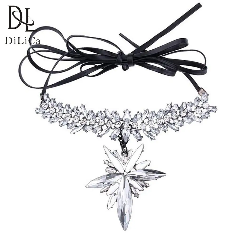 DiLiCa Luxury Chokers Necklaces for Women White Crystal Flower Statement Necklaces & Pendants Jewelry Bib Necklace Choker
DiLiCa Luxury Chokers Necklaces for Women White Crystal Flower Statement Necklaces & Pendants Jewelry Bib Necklace Choker