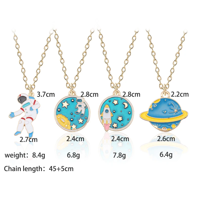Trendy Blue Planet Necklace Earth Astronaut Pendants Necklaces For Women Men Unisex Jewelry Gold Chain Creative Keepsakes
Trendy Blue Planet Necklace Earth Astronaut Pendants Necklaces For Women Men Unisex Jewelry Gold Chain Creative Keepsakes