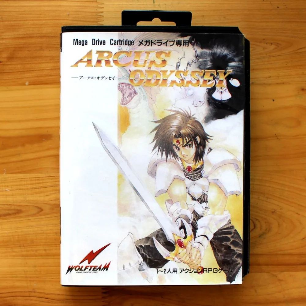 Arcus Одиссея 16 бит SEGA MD карточная игра с коробку для Sega игры SEGA Mega Drive для Genesis
Arcus Одиссея 16 бит SEGA MD карточная игра с коробку для Sega игры SEGA Mega Drive для Genesis