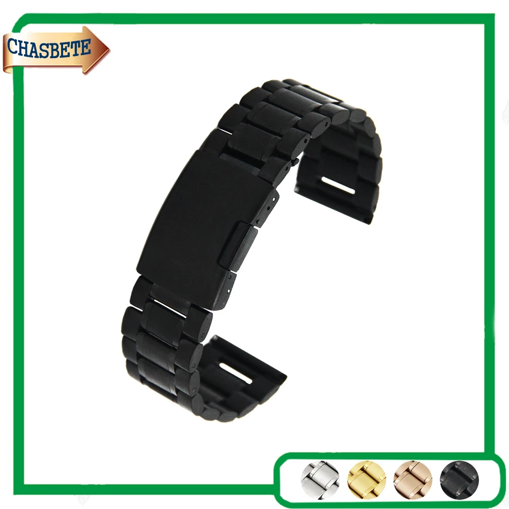Stainless Steel Watch Band Universal Watchband 14 16 18 19 20 21 22 24 26mm Men Women Metal Strap Belt Wrist Loop Bracelet Black
Stainless Steel Watch Band Universal Watchband 14 16 18 19 20 21 22 24 26mm Men Women Metal Strap Belt Wrist Loop Bracelet Black