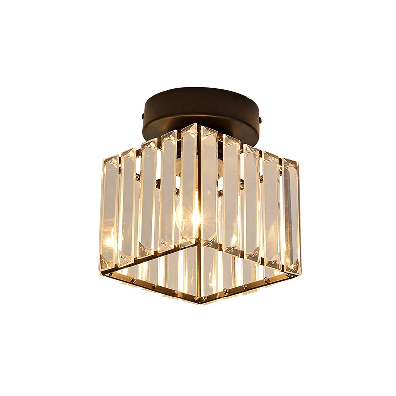 Aisle Crystal Ceiling Lights Home Indoor Balcony Corridor Porch Lights Kitchen Iron Base Square Crystal Ceiling Lamp
Aisle Crystal Ceiling Lights Home Indoor Balcony Corridor Porch Lights Kitchen Iron Base Square Crystal Ceiling Lamp
