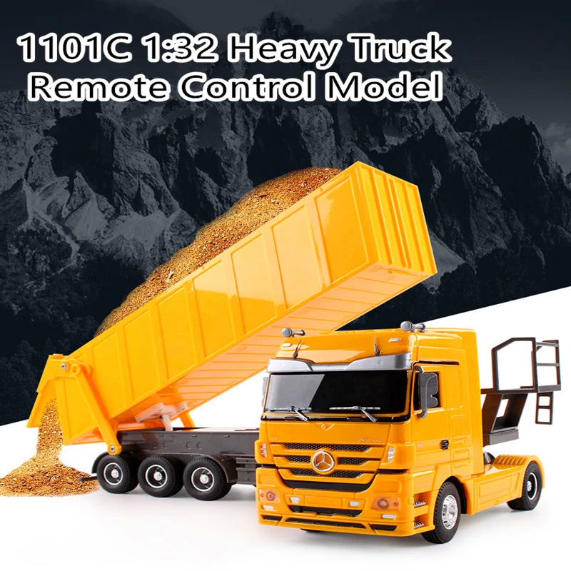 Children Kids Load RC Dump Engineering Truck Toy 2.4G 1:32 Front Back Simulation Light Sound Remote Control Freight Wagon Truck
Children Kids Load RC Dump Engineering Truck Toy 2.4G 1:32 Front Back Simulation Light Sound Remote Control Freight Wagon Truck