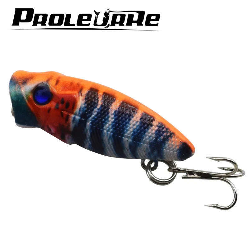 1Pcs 3.6cm 2.9g Mini Popper Fishing Lure Pesca Floating Wobblers fish 3D Eyes Hard Bait Artificial Crankbait for fishing tackle
1Pcs 3.6cm 2.9g Mini Popper Fishing Lure Pesca Floating Wobblers fish 3D Eyes Hard Bait Artificial Crankbait for fishing tackle