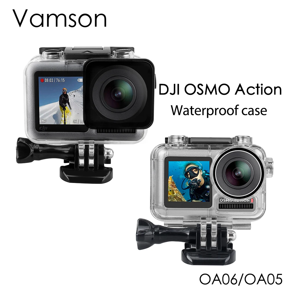 Водонепроницаемый чехол Vamson для дайвинга 60 м, защитный чехол для экшн-камеры DJI Osmo (прозрачный)-0A06
Водонепроницаемый чехол Vamson для дайвинга 60 м, защитный чехол для экшн-камеры DJI Osmo (прозрачный)-0A06