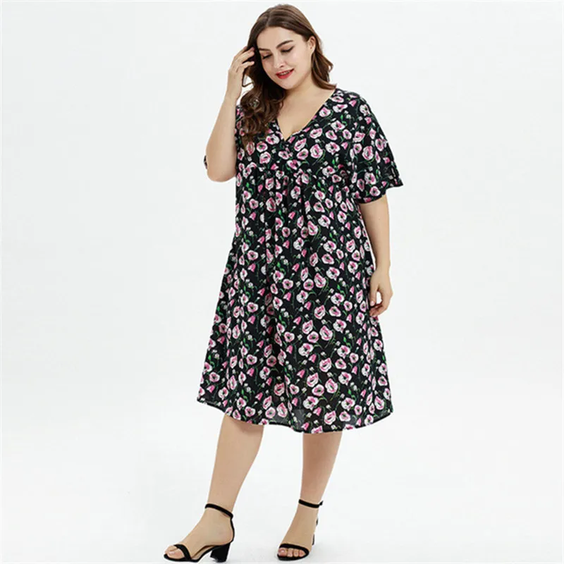 Plus Size 2019 Women Summer Bohemian Casual Beach Dress Vintage Sexy Loose Elegant Print Midi Dresses
Plus Size 2019 Women Summer Bohemian Casual Beach Dress Vintage Sexy Loose Elegant Print Midi Dresses