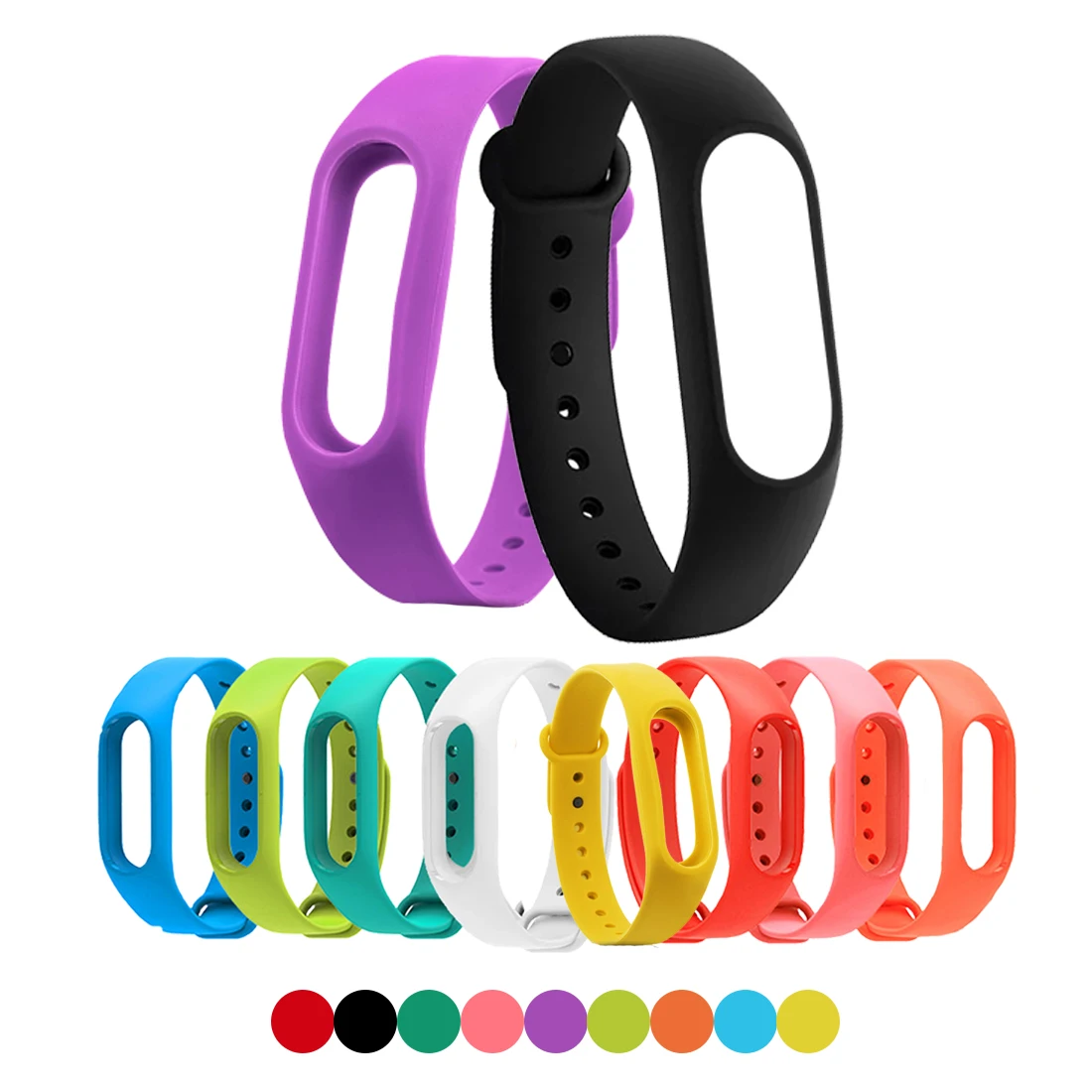 Centechia 1 шт. смарт браслет ремешок для Xiaomi Mi Band 2 Смарт Miband сменный силиконовый на