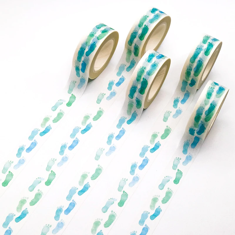 1 PCS Creative Footprints Washi Tape Adhesive Paper Tape School Office Supplies Decorative Masking Tape Sticker 15mm*10m
1 PCS Creative Footprints Washi Tape Adhesive Paper Tape School Office Supplies Decorative Masking Tape Sticker 15mm*10m