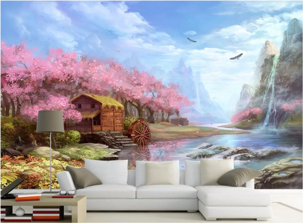 Custom photo 3d room wallpaper landscape valley cottage wall papers home decor painting 3d wall murals wallpaper for walls 3 d
Custom photo 3d room wallpaper landscape valley cottage wall papers home decor painting 3d wall murals wallpaper for walls 3 d