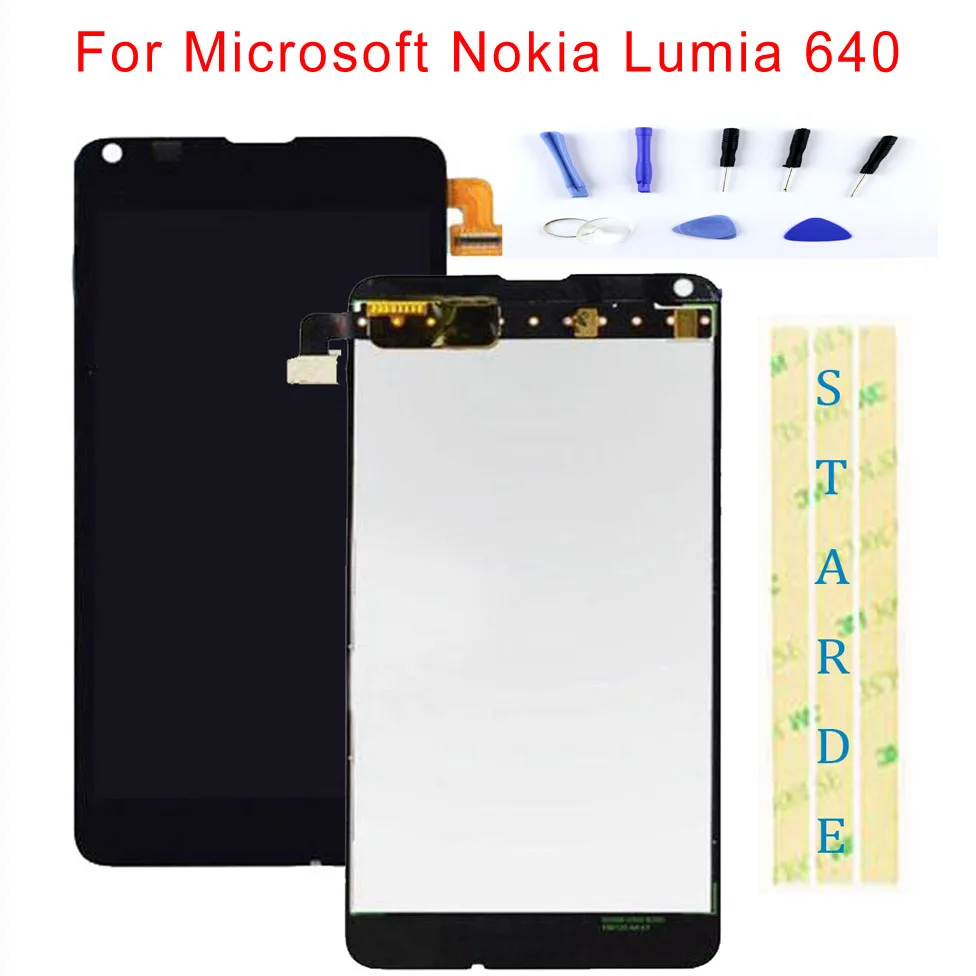 STARDE Replacement LCD For Microsoft Nokia Lumia 640 LCD Display Touch Screen Digitizer Sense Assembly Frame 4.3"
STARDE Replacement LCD For Microsoft Nokia Lumia 640 LCD Display Touch Screen Digitizer Sense Assembly Frame 4.3"