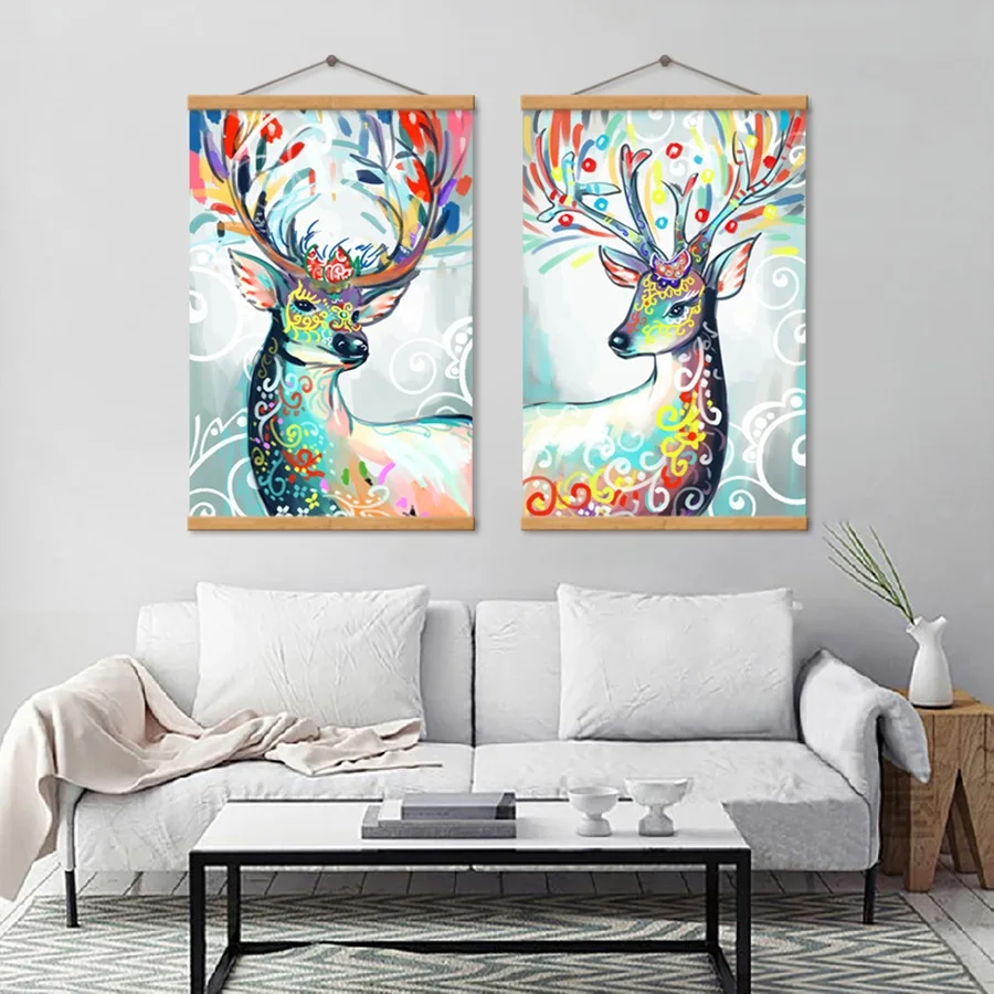 Frameless Abstract Watercolor Deer Animals Canvas Painting Art Posters and Prints Elk Wall Picture for Kids Room Decoration
Frameless Abstract Watercolor Deer Animals Canvas Painting Art Posters and Prints Elk Wall Picture for Kids Room Decoration