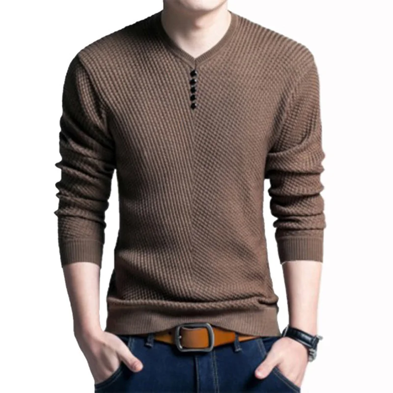 NEW Sweater Men Casual V-Neck Pullover Men Autumn Slim Fit Long Sleeve Shirt Mens Sweaters Knitted Cashmere Wool Pull Homme
NEW Sweater Men Casual V-Neck Pullover Men Autumn Slim Fit Long Sleeve Shirt Mens Sweaters Knitted Cashmere Wool Pull Homme