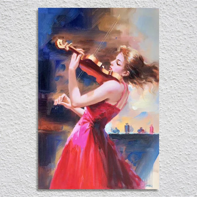 Music oil painting Figure Painting Unframed Impressionist Hand Painted Decorative Pictures Canvas Art Wall Pictures
Music oil painting Figure Painting Unframed Impressionist Hand Painted Decorative Pictures Canvas Art Wall Pictures