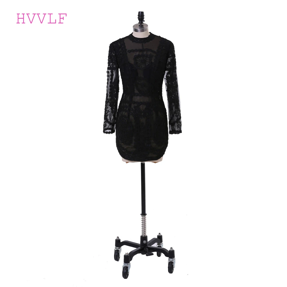 Black Elegant Cocktail Dresses Sheath High Collar Long Sleeves Short Mini Pearls Lace See Through Homecoming Dresses
Black Elegant Cocktail Dresses Sheath High Collar Long Sleeves Short Mini Pearls Lace See Through Homecoming Dresses