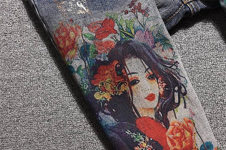 Beautiful Print Jeans Jacket Pants Two Pcs Suit Lady Elastic Fashion Women Denim Coat + Jeans 2 piece Set S004
Beautiful Print Jeans Jacket Pants Two Pcs Suit Lady Elastic Fashion Women Denim Coat + Jeans 2 piece Set S004