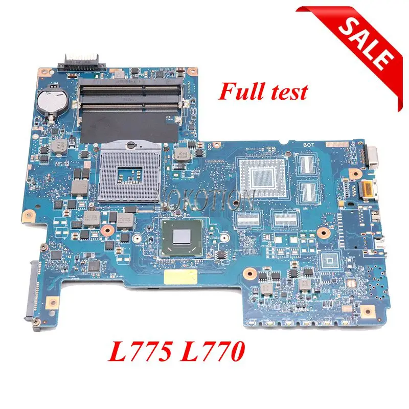 NOKOTION PN 08N1-0NA1J00 для Toshiba Satellite L770 L775 Материнская плата ноутбука HM65 DDR3 разъем pga989 H000032380
NOKOTION PN 08N1-0NA1J00 для Toshiba Satellite L770 L775 Материнская плата ноутбука HM65 DDR3 разъем pga989 H000032380