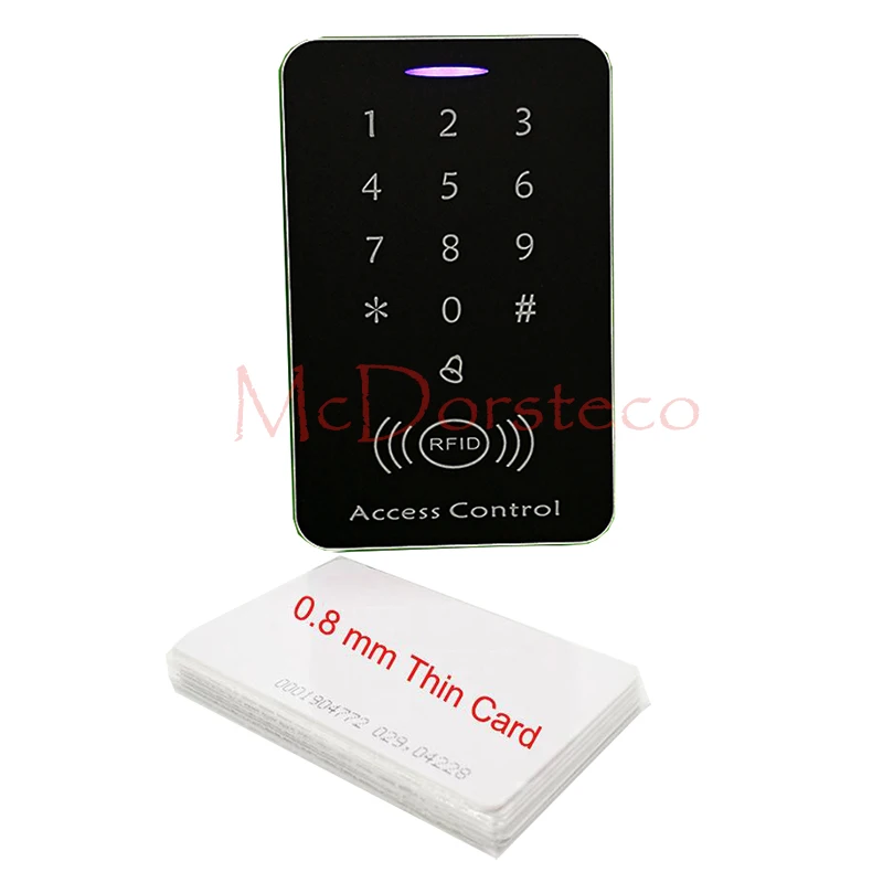 Система контроля доступа к бесконтактным картам RFID/EM, клавиатура, контроллер доступа, Открыватель дверей, главный контроллер + 10 шт. ID-карт
Система контроля доступа к бесконтактным картам RFID/EM, клавиатура, контроллер доступа, Открыватель дверей, главный контроллер + 10 шт. ID-карт