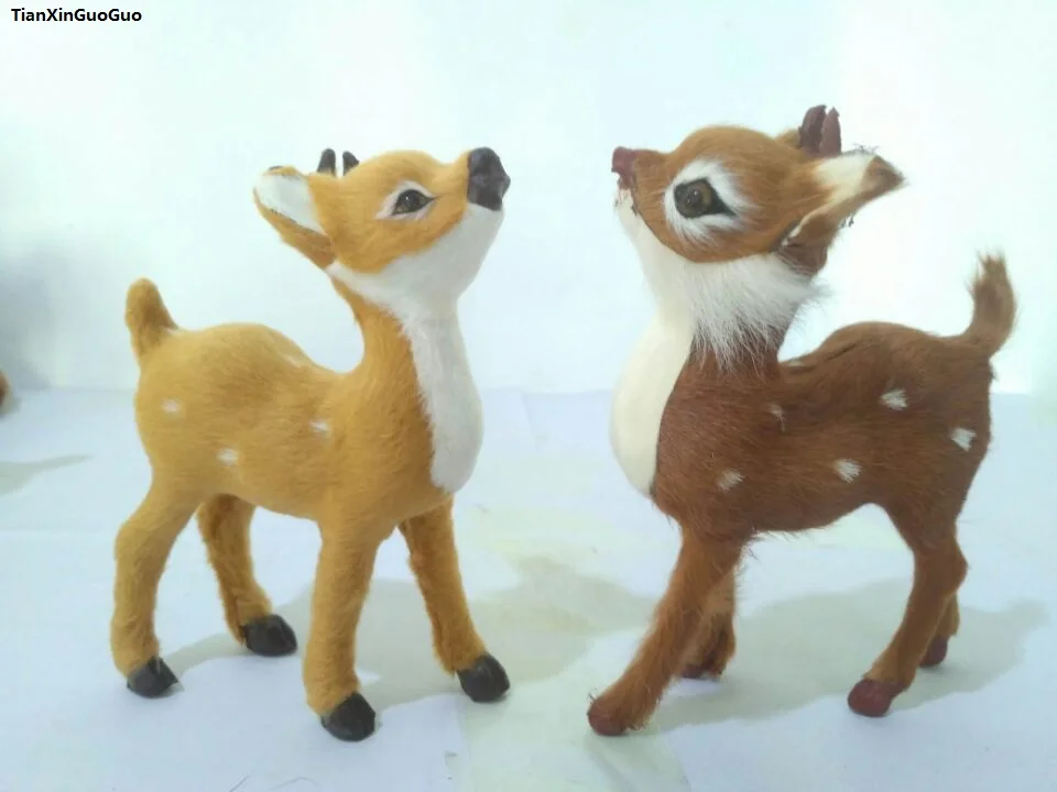 about 14x11cm simulation christmas deer hard model plastic&furs reindeer prop,home decoration toy gift s1635
about 14x11cm simulation christmas deer hard model plastic&furs reindeer prop,home decoration toy gift s1635