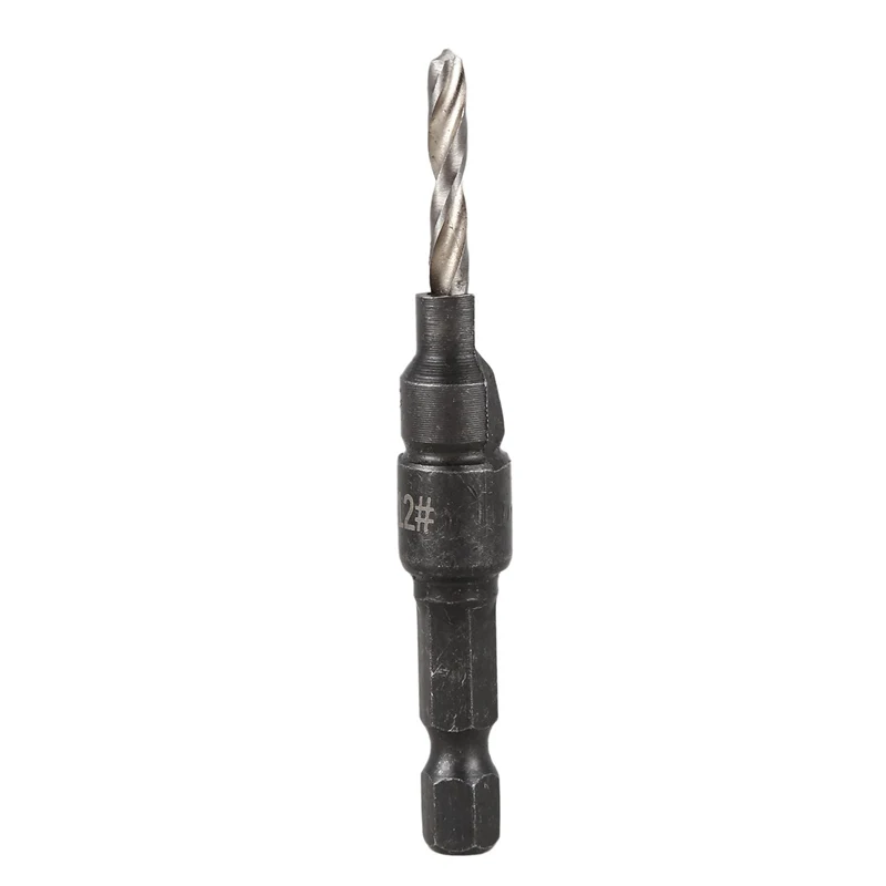 5Pcs Countersink Drill Woodworking Drill Bit Set Drilling Pilot Holes For Screw Sizes #5 #6 #8 #10 #12
5Pcs Countersink Drill Woodworking Drill Bit Set Drilling Pilot Holes For Screw Sizes #5 #6 #8 #10 #12