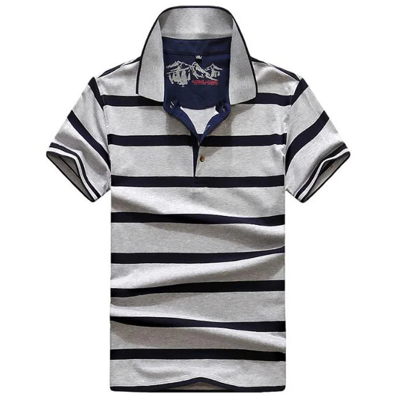 New Summer Mens Polo Shirt Classic Striped Cotton Short Male Polo Men Tees Breathable Quick
New Summer Mens Polo Shirt Classic Striped Cotton Short Male Polo Men Tees Breathable Quick