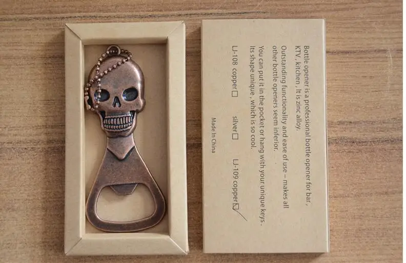 DHL FREE SHIPPING Creative Zinc Alloy Mounted Skull Bottle Opener Kitchen Pub Bar Beer Opener Bars 50 pcs/sets
DHL FREE SHIPPING Creative Zinc Alloy Mounted Skull Bottle Opener Kitchen Pub Bar Beer Opener Bars 50 pcs/sets