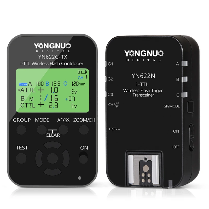 Передатчик Yongnuo YN622N, беспроводной контроллер + приемник-передатчик YN622N, i-TTL, комплект Flash Trigger для Nikon YN968N
Передатчик Yongnuo YN622N, беспроводной контроллер + приемник-передатчик YN622N, i-TTL, комплект Flash Trigger для Nikon YN968N