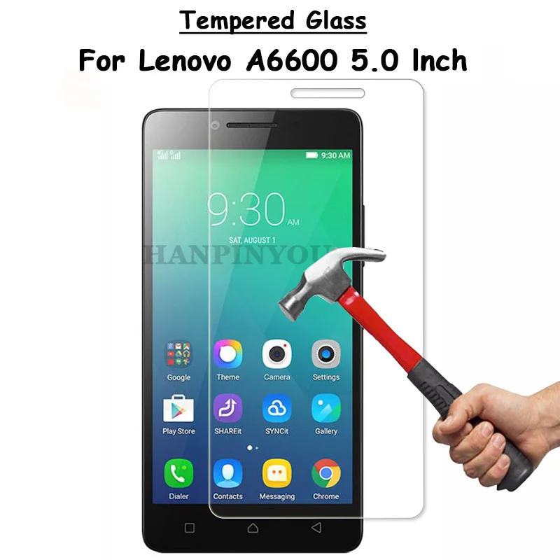 For Lenovo A6600 A 6600 5.0" Clear Tempered Glass Screen Protector Ultra Thin Explosion-proof Protective Film + Cleaning Kit | Мобильные