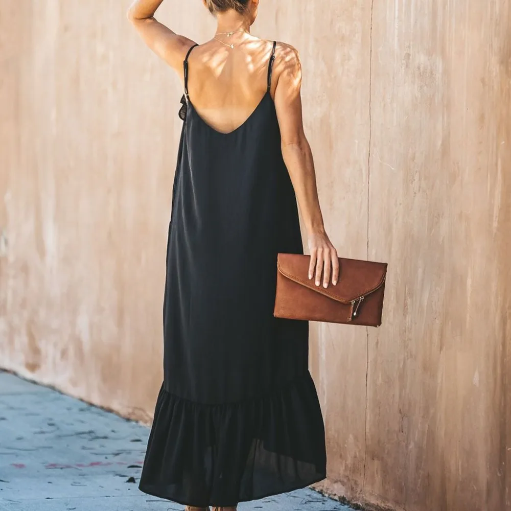 2019 new beach dress Women Summer Holiday Fold V-Neck Irregular Beach Maxi Dress solid loose summer dress @7
2019 new beach dress Women Summer Holiday Fold V-Neck Irregular Beach Maxi Dress solid loose summer dress @7