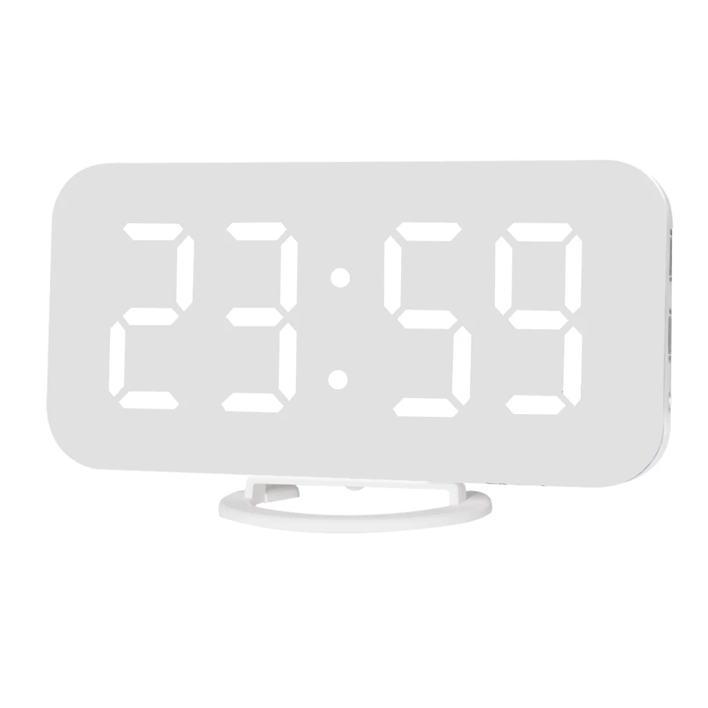 LED Mirror Alarm Clock Digital Snooze Table Clock Dimmable Electronic Large Display Home Decoration
LED Mirror Alarm Clock Digital Snooze Table Clock Dimmable Electronic Large Display Home Decoration