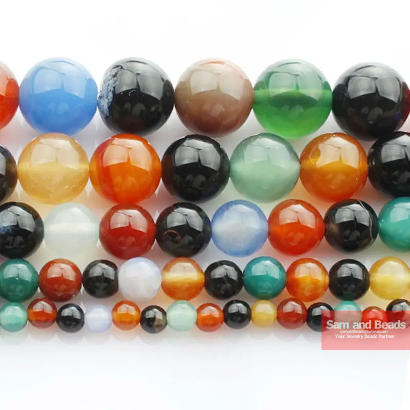 Natural Stone Mixed Color Agat Round Loose Beads 4-12MM Pick Size For Bracelet Necklace Making MAB21
Natural Stone Mixed Color Agat Round Loose Beads 4-12MM Pick Size For Bracelet Necklace Making MAB21