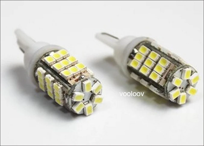 100 шт./лот Автомобильные светодиодные t10 42 smd светодиоды лампы W5W 194 1206/3020 42SMD 42led