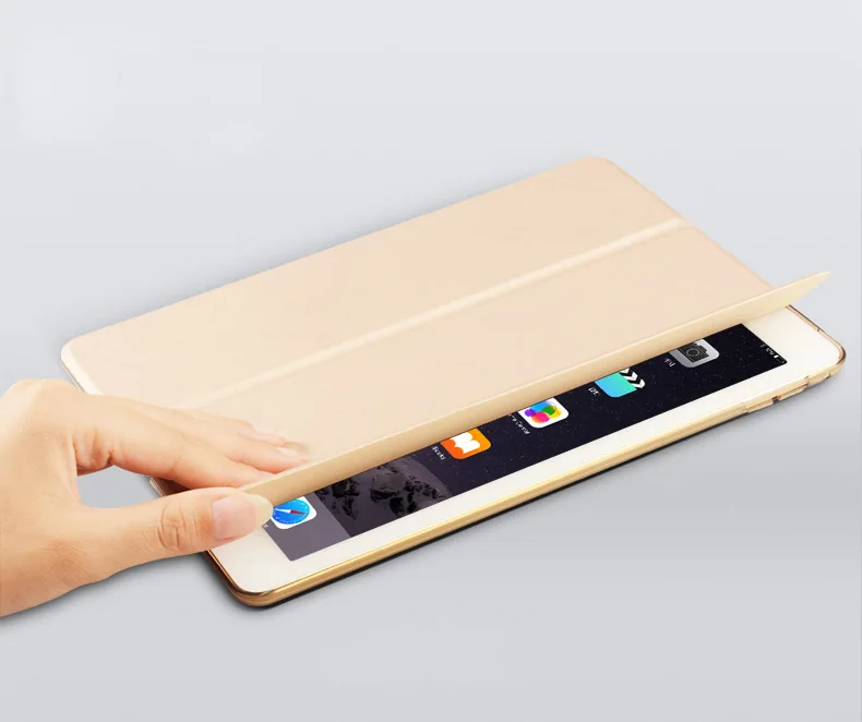 2018 горячий чехол для Apple iPad Air 2 искусственная кожа + прозрачная на планшет ПК