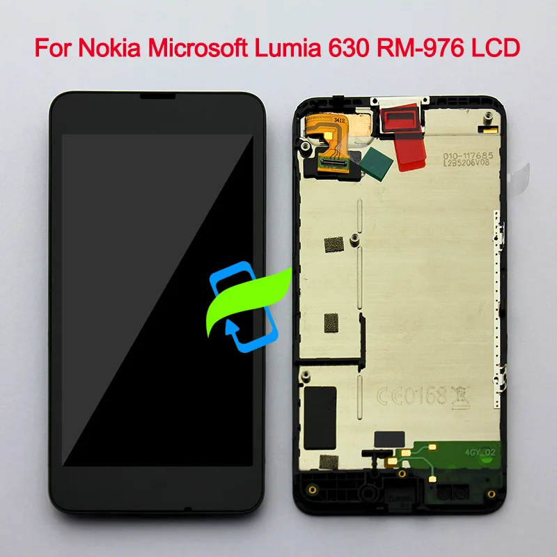 Фото Оригинальное качество для Nokia Microsoft Lumia 630 RM 976 ЖК дисплей кодирующий
