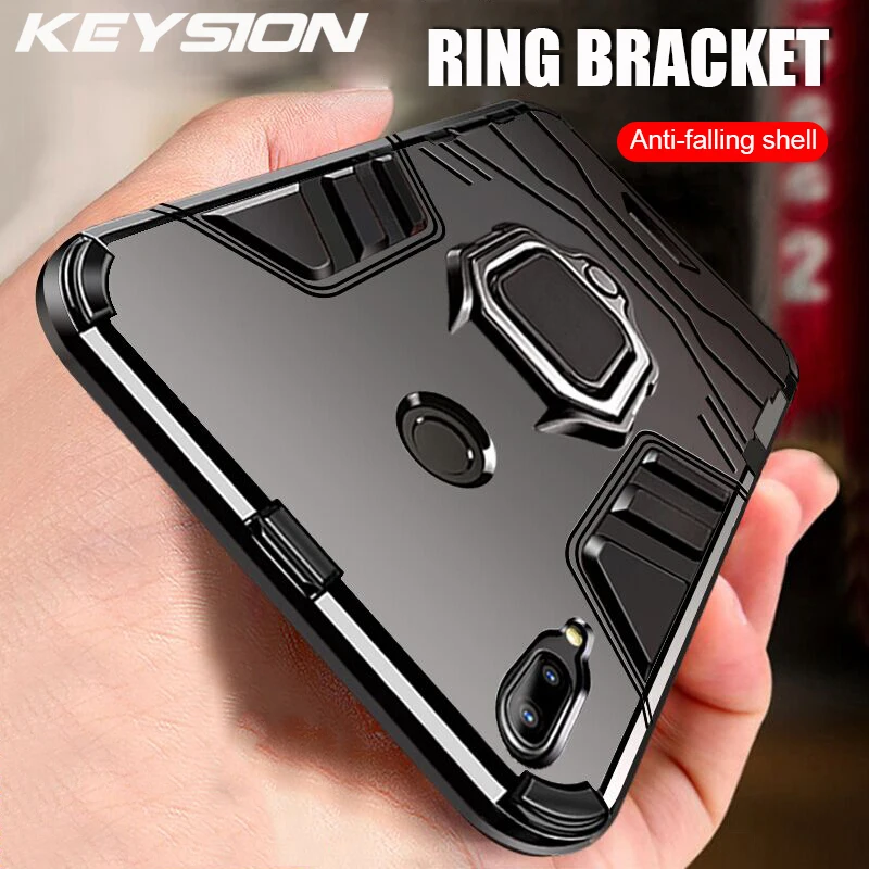 KEYSION Shockproof Armor Case For Samsung Galaxy A30 A20 A10 Stand Holder Car Ring Phone Cover for Samsung Galaxy A20 A30 A10 50
KEYSION Shockproof Armor Case For Samsung Galaxy A30 A20 A10 Stand Holder Car Ring Phone Cover for Samsung Galaxy A20 A30 A10 50