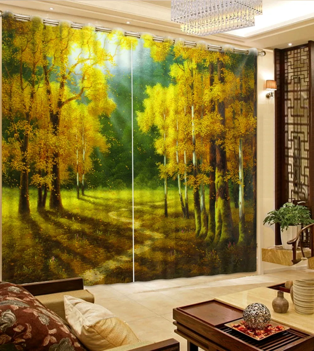 Photo 3D Curtains for Living Room Window auturn forest curtains modern living room curtains
Photo 3D Curtains for Living Room Window auturn forest curtains modern living room curtains
