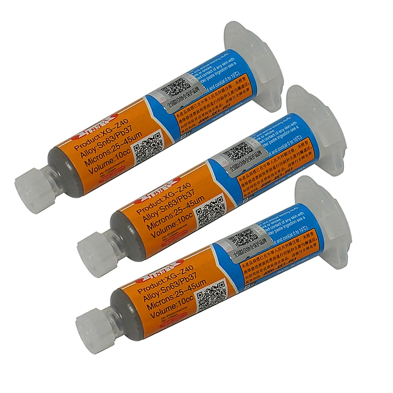 3 шт./лот 10cc иглы в форме Xg-z40 припоя паяльной пасты поток Sn63/Pb37 25-45um одного и того же