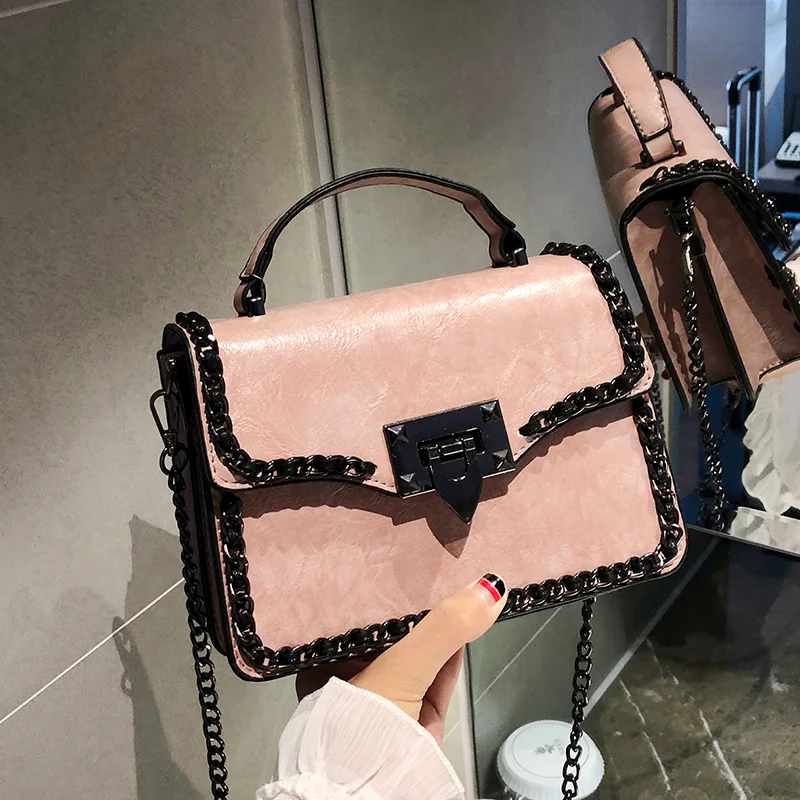 Retro Style Female Square Bag 2019 New Women's Designer Handbag Quality PU leather Women bag Chain Tote Shoulder Messenger Bag
Retro Style Female Square Bag 2019 New Women's Designer Handbag Quality PU leather Women bag Chain Tote Shoulder Messenger Bag