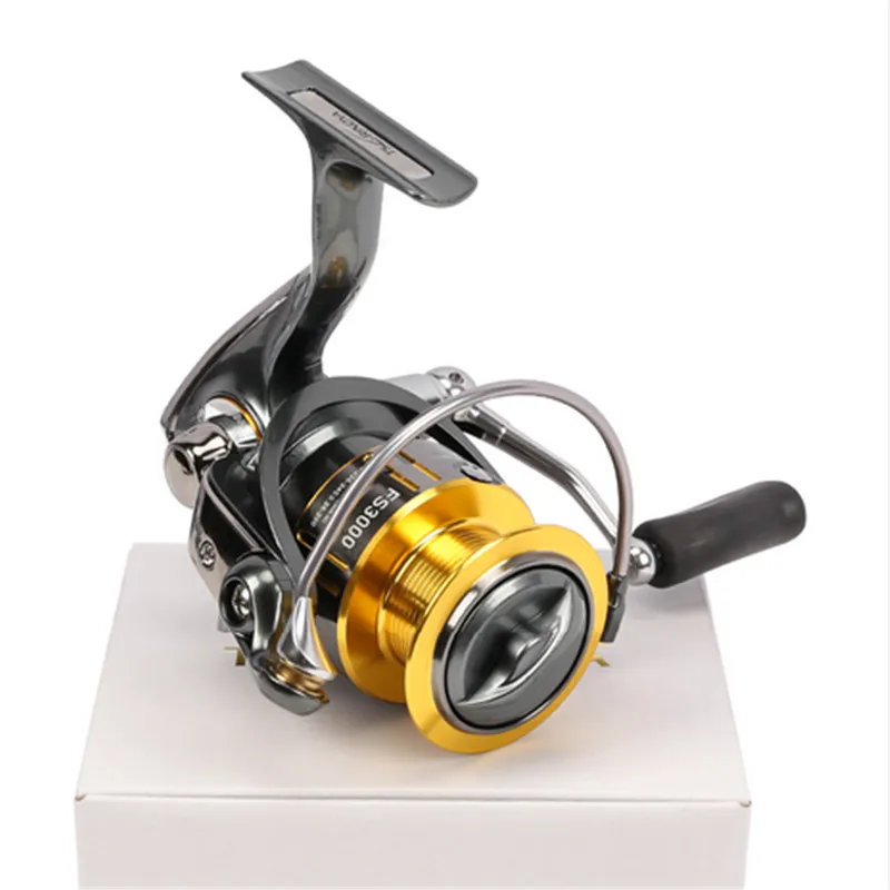 TSURINOYA FS3000 Fishing Spinning Reel 9+1BB 5.2:1 Metal Spools Fishing Lure Reels Max Drag 7kg Carretilha De Pesca Direita
TSURINOYA FS3000 Fishing Spinning Reel 9+1BB 5.2:1 Metal Spools Fishing Lure Reels Max Drag 7kg Carretilha De Pesca Direita