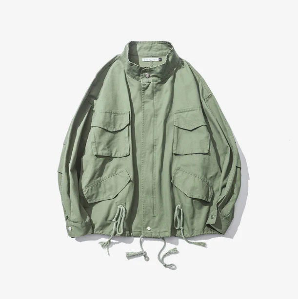 New Men Jacket Hip Hop Style Fashion Drawstring Pocket Coat Street Style Windbreaker
New Men Jacket Hip Hop Style Fashion Drawstring Pocket Coat Street Style Windbreaker