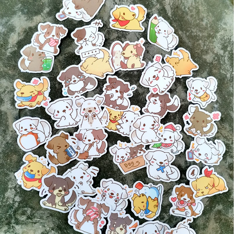 20/40pcs Pretty Cute Puppy Cartoon Diary Clip Art Sticker Skateboard Doodle Notebook Sticker
20/40pcs Pretty Cute Puppy Cartoon Diary Clip Art Sticker Skateboard Doodle Notebook Sticker