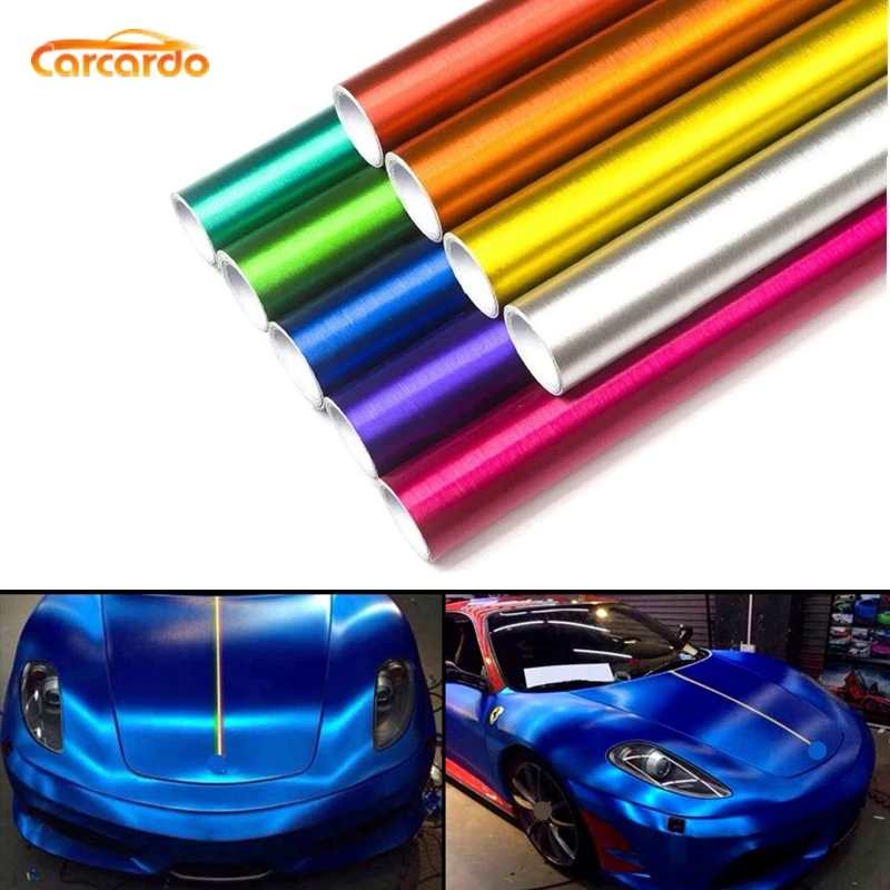 Carcardo Metallic Aluminum Brush Vinyl Film Car Sticker Car Wrap Metallic Chrome Aluminium Brush Vinyl Wrap With Bubble Free
Carcardo Metallic Aluminum Brush Vinyl Film Car Sticker Car Wrap Metallic Chrome Aluminium Brush Vinyl Wrap With Bubble Free