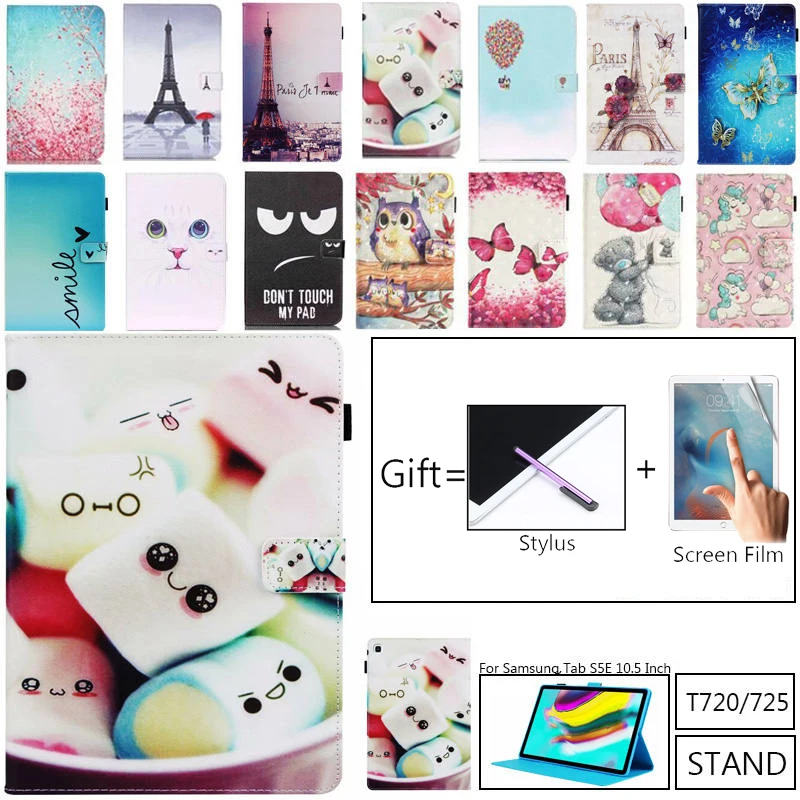 Case For Samsung Galaxy Tab S5e 10.5 2019 SM-T720 SM-T725 T720 T725 Cover Funda Tablet Fashion Painted Unicorn Stand Shell +Film
Case For Samsung Galaxy Tab S5e 10.5 2019 SM-T720 SM-T725 T720 T725 Cover Funda Tablet Fashion Painted Unicorn Stand Shell +Film