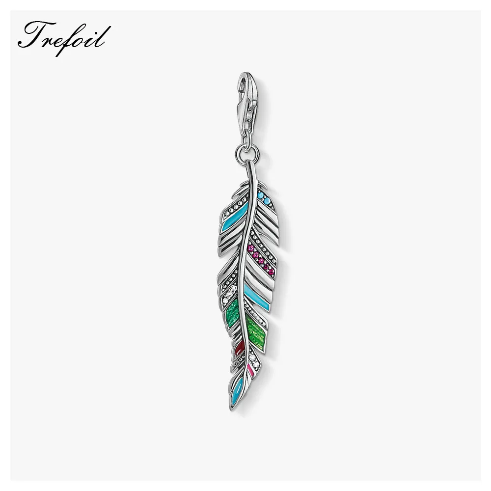 Feathers Colorful Charms Pendant,Jewelry 925 Sterling Silver Trendy Gift For Women Men Boy Girls Fit Bracelet Necklace Bag 2018
Feathers Colorful Charms Pendant,Jewelry 925 Sterling Silver Trendy Gift For Women Men Boy Girls Fit Bracelet Necklace Bag 2018