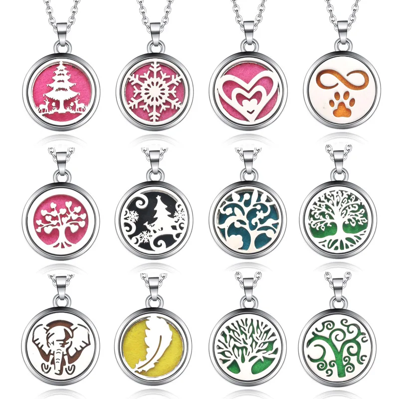 10cps Tree of Life Aroma Necklace Stainless Steel Aromatherapy Essential Oil Diffuser Perfume Locket Pendant Jewelry Christmas
10cps Tree of Life Aroma Necklace Stainless Steel Aromatherapy Essential Oil Diffuser Perfume Locket Pendant Jewelry Christmas