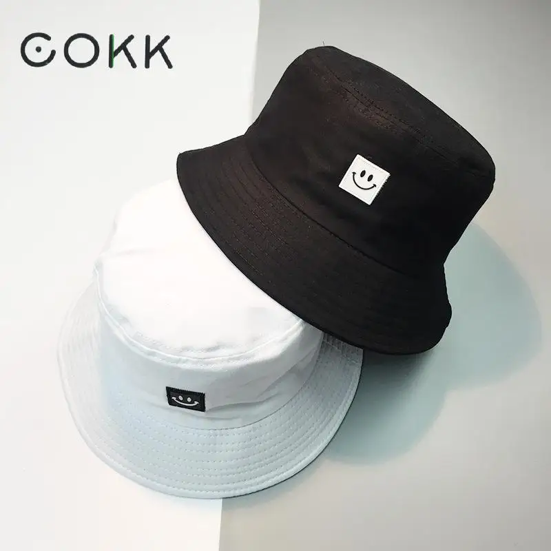 COKK Summer Hat Women Mens Panama Bucket Hat Smile Face Design Flat Sun Visor Fishing Fisherman Bob Hat Chapeu Femmes Hip Hop
COKK Summer Hat Women Mens Panama Bucket Hat Smile Face Design Flat Sun Visor Fishing Fisherman Bob Hat Chapeu Femmes Hip Hop