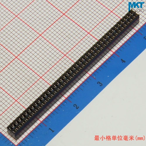 100Pcs 1.27mm Pitch Double Row Straight Pins 4.3mm Female PTH Pin Header For Arduino 2x40P
100Pcs 1.27mm Pitch Double Row Straight Pins 4.3mm Female PTH Pin Header For Arduino 2x40P