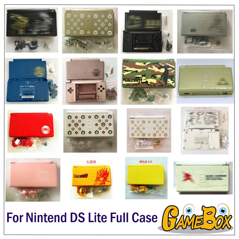 Многоцветный чехол для игры Сменный Чехол экрана с объективом Nintendo DS Lite N DSL