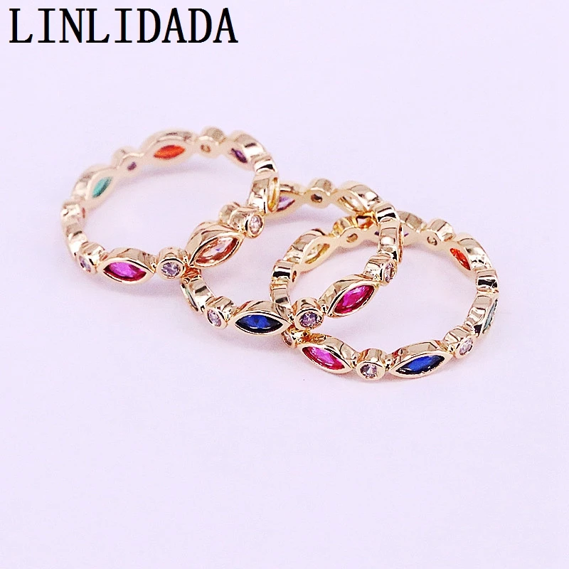 8Pcs 2019 Newest pave Colorful cubic Zircon gold multi color women finger ring size 6 7 8
8Pcs 2019 Newest pave Colorful cubic Zircon gold multi color women finger ring size 6 7 8